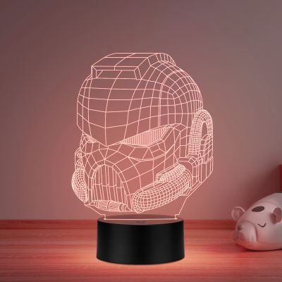 3D Illusion Antman Led Night Lamp with Multicolored Light Gift for Kids & Kids Room Decor